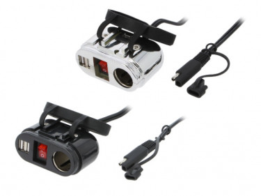 Motorcycle USB power supplies from 4CarMedia